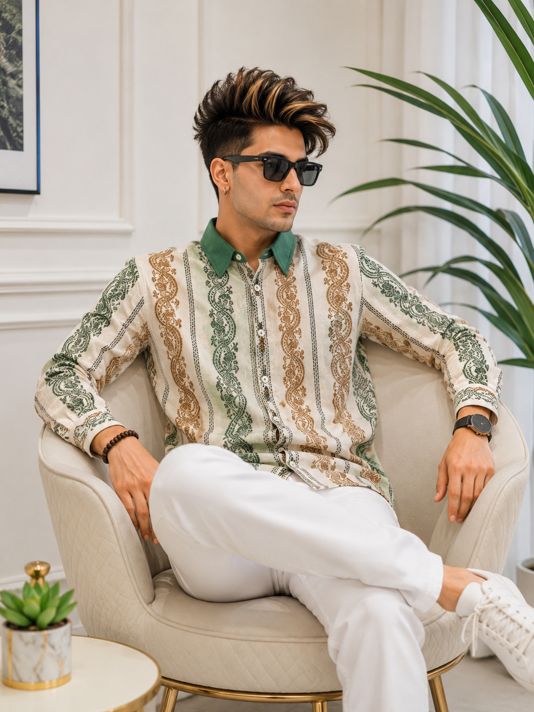 Premium Imported Full Sleeve Printed Casual Shirt