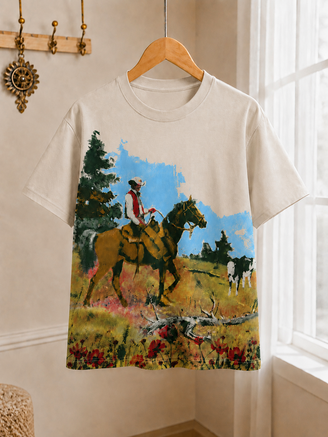 Off White Premium Graphic T-Shirt