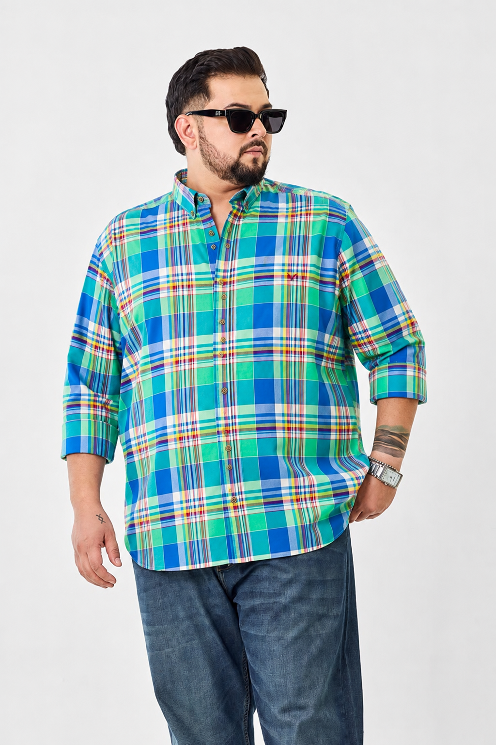 Multicolor Check Casual Shirt