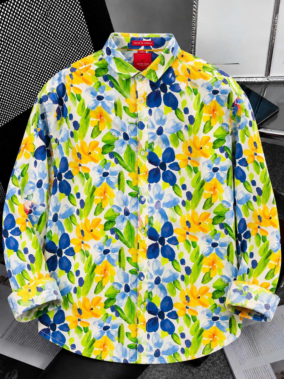 Floral Print Casual Shirt